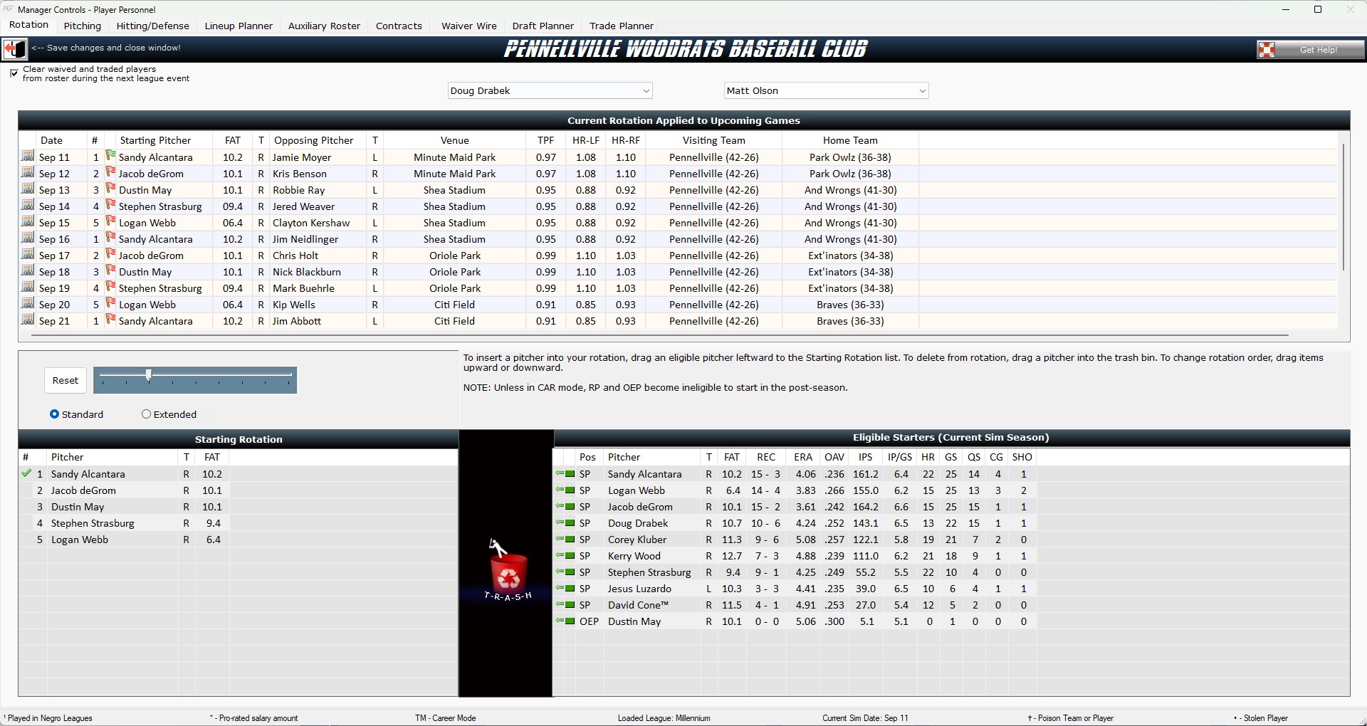 How to plan and manage your pitching rotation, with clear steps and how-to videos