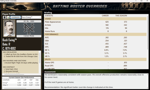 Batter Overrides 2