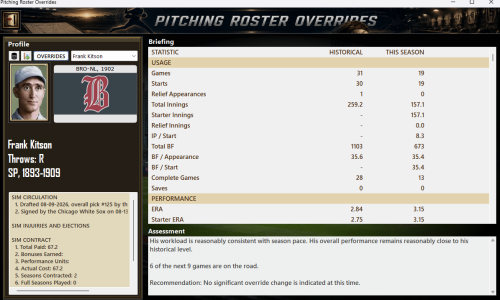 Pitcher Overrides 2
