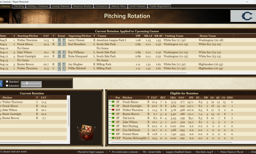 Pitching Rotation