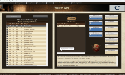 Waiver Wire