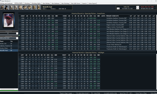 Database Hitting Splits