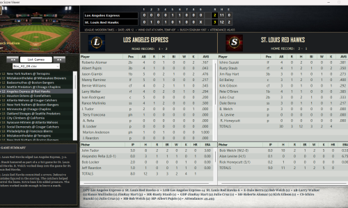 Box Scores