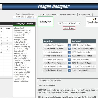 League Builder